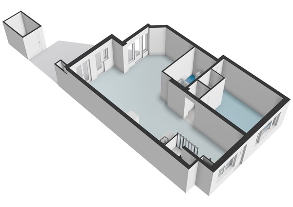 Floor plan - Van Tuyll van Serooskerkenweg 121, 1076 JJ Amsterdam 